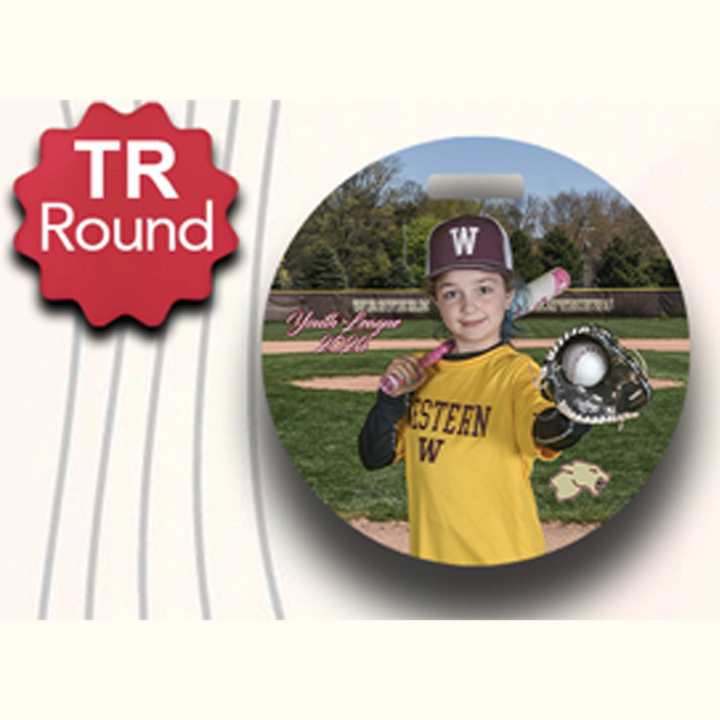 Sports: TR Round Bag Tag