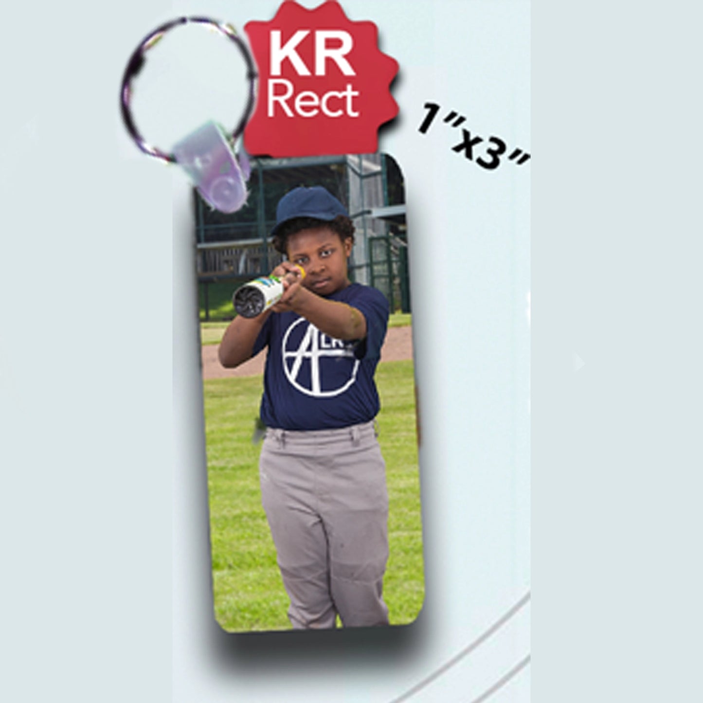 Sports: KR Rectangle Keychain