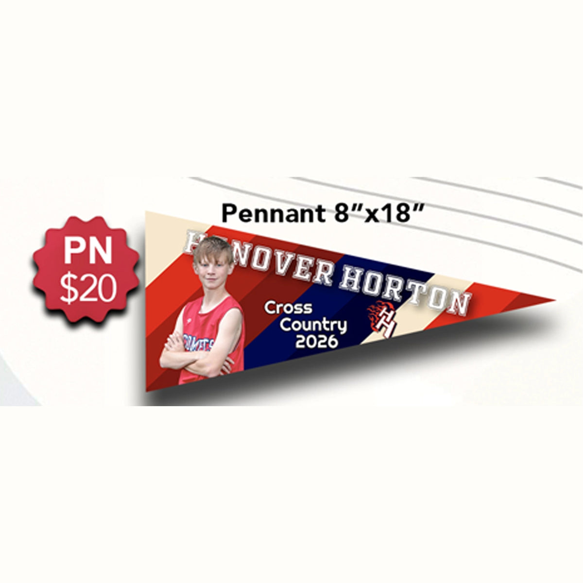 Sports: PN - Pennant 8" x 18"
